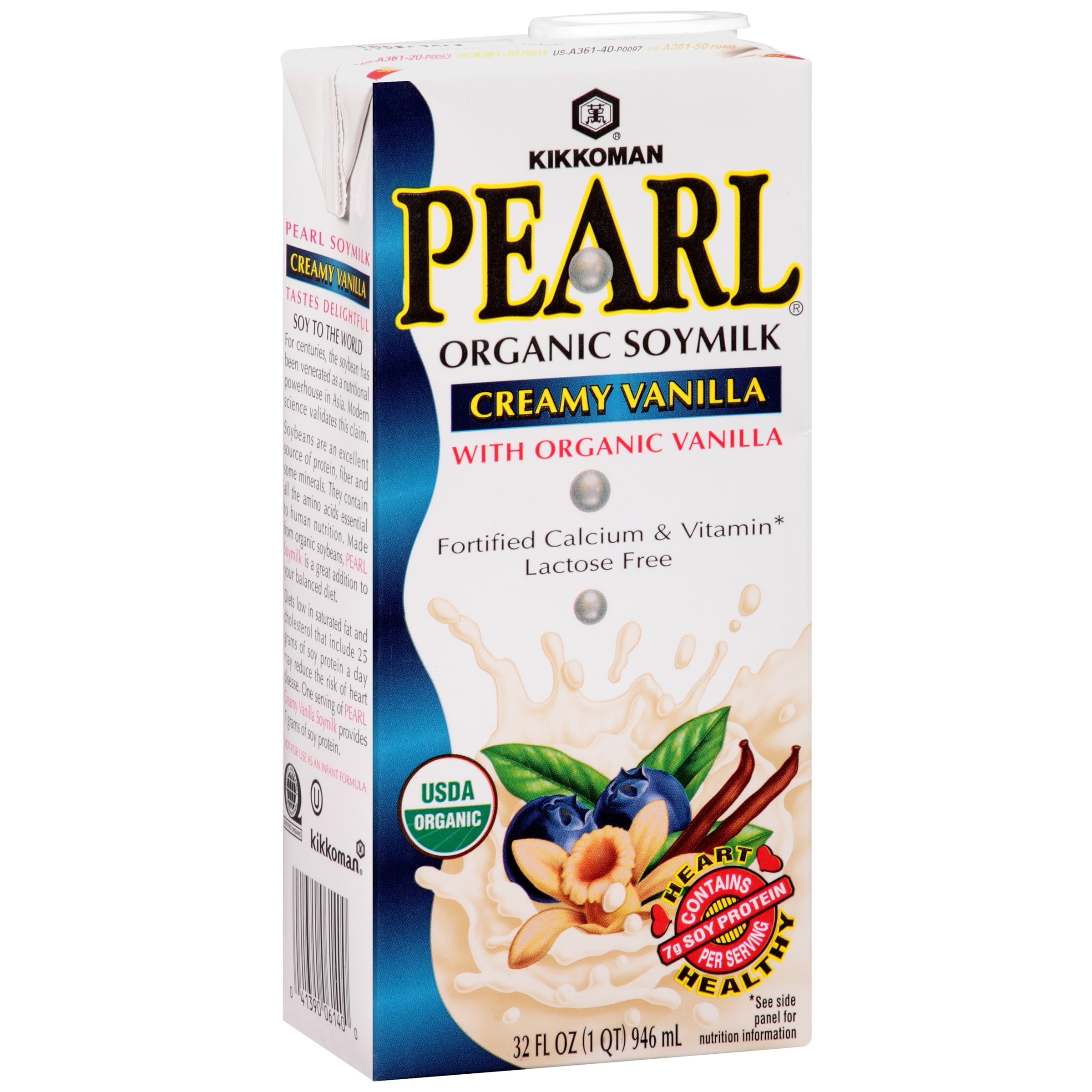 Kikkoman Creamy Vanilla Pearl Organic Soymilk, 32 fl oz