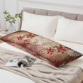 thumbnail image 6 of Ocean Red Turtles Body Pillow Cover 20 x 54 Inch Decorative Pillow Cover Coastal Coral Seagrass Vintage World Map Lumbar Pillowcase Seasonal Rectangle Cushion Case for Couch Sofa Bed Living Room, 6 of 9