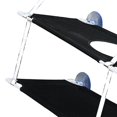 thumbnail image 3 of pitrice Pet Cat Window Mounted Soft Seat Hammock Perch Bed Black Double Layer, 3 of 7