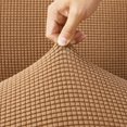 thumbnail image 5 of Sofa cover without armrests Light brown stretch sofa cover, 5 of 5