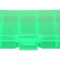 thumbnail image 4 of 10 Rejilla de Plástico para Joyería, Caja de Almacenamiento Extraíble, Contenedor para Pendientes, Separadores Ajustables Portátiles, Rectángulo Verde Yinane Estuche para almacenamiento de pendientes, 4 of 5