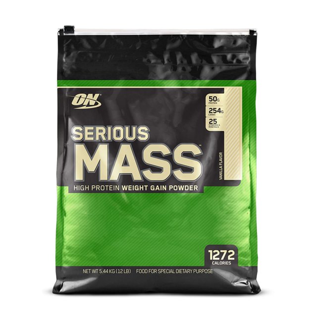 Proteína ON Serious Mass Vainilla (Bote 12 LB) Optimum Fitness Town 1031920