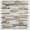 Beige Wood + Metal Silver, variant on PETGLE Faux White Stone Peel and Stick Backsplash, 2 PVC Mixed Metal Wall Tiles Stick on Backsplash