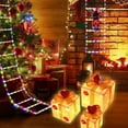 thumbnail image 6 of Deeceymbur Remote Control Led Christmas Light Box Set of 3 Outdoor Elevated Decoration Christmas Gift Boxes Decoration for indoor Outdoor Holiday Display Multicolor-A, 6 of 6