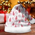 thumbnail image 2 of Fluffy Christmas Santa Hat for Adults Cute Christmas Santa, Soft Plush Party Hat for Holiday Events, Seasonal Gatherings & Festive Family Photos, 2 of 5
