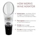 thumbnail image 2 of 40 Paquetes de Vertedor de Aireador de Vino, Tapón de Botella Vertedor de Decantador Aireando Caño Decantador Rápido, 2 of 4