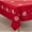 Red, variant on Saro Lifestyle Snowflake Design Tablecloth