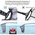 thumbnail image 4 of Maykay Carbon Telescopic Fishing Net with Long Handle -to14ft – Lightweight Rubber Landing Net for High Docks, Piers, Boats, Coastal & Jetty, Collapsible with Carrying Bag, 4 of 6