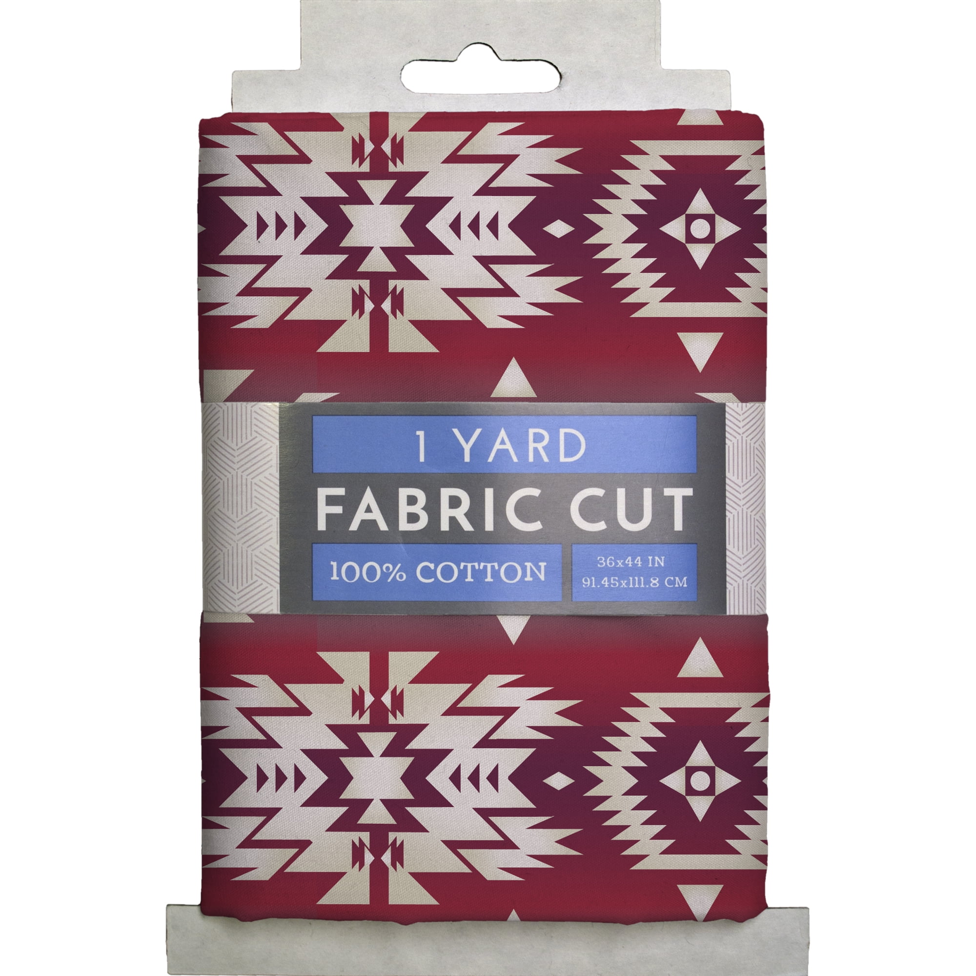 1 Yard 100% Cotton Southwest Magic, Red, 44" Wide for Quilting & Sewing by David Textiles