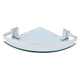 thumbnail image 3 of Lojalitet Baño Triangular Estante Ducha Vidrio Rack Titular Organizador para Baño Cocina Hogar, 3 of 6