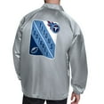 thumbnail image 2 of Men's Starter  Gray Tennessee Titans Printed Logo Raglan Coaches Full-Snap Jacket, 2 of 2
