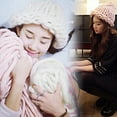 thumbnail image 3 of MyBeauty 250g Fashion Super Bulky DIY Hand Knitting Blanket Hats Warm Giant Thick Yarn, 3 of 8