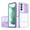 Purple, variant on ELEHOLD Clear Case for Samsung Galaxy S23 Plus Crystal Transparent Acrylic Sliding Camera Lens Protection Non-Yellowing Anti-Fingerprint Shockproof Slim Thin Case 6.6 inch,Black