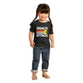 thumbnail image 4 of PACMAN Snack Attack Hungry Hangry Toddler Boy Girl T Shirt Infant Toddler Brisco Brands 12M, 4 of 6