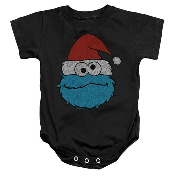 Sesame Street Cookie Monster Christmas Unisex Infant Snap Suit for Baby