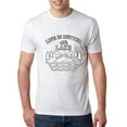 thumbnail image 1 of Wild Bobby, Life Is Better At The Lake, Men Premium Tri Blend Tee, Heather White, Small, 1 of 4