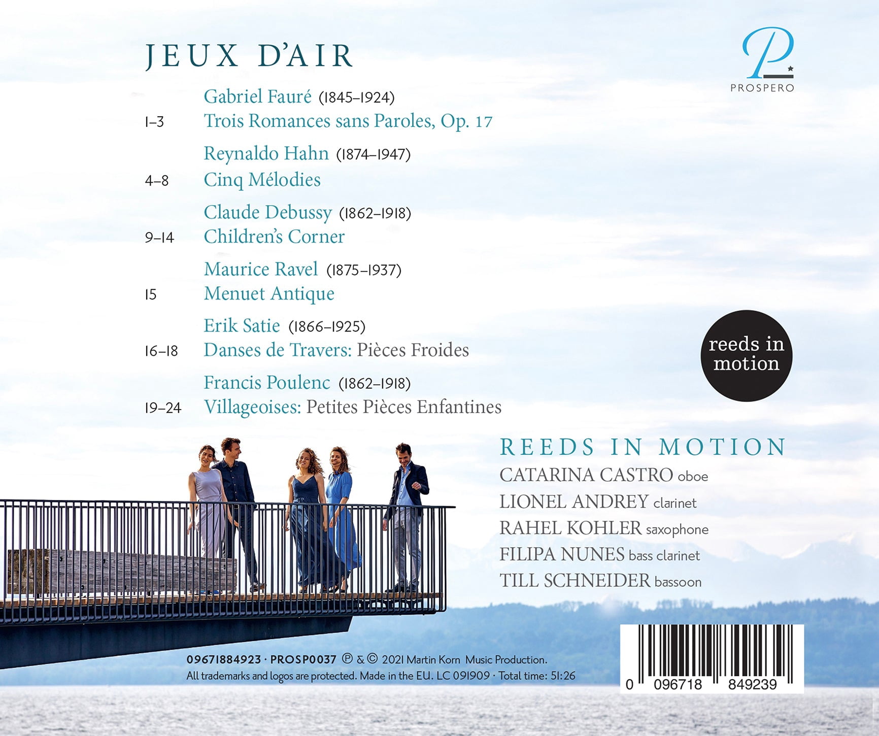Reeds in Motion - Jeux D Air - Music & Performance - CD