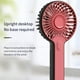 thumbnail image 3 of Handheld Portable Fan 13H Max Time] Mini Hand Fan, 2000mAh USB Rechargeable Personal Fan, Battery Operated Small Fan With 3 Speeds, 3 of 5