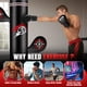 thumbnail image 5 of Bolsa de boxeo independiente JUOIFIP de 70'' con guantes, bomba y cuerda, 5 of 8