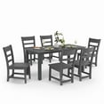thumbnail image 2 of Dycanpo Patio Dining Chairs Set of 6, Weather Resistant Outdoor Chairs, HDPS - Dark Gray, 2 of 6