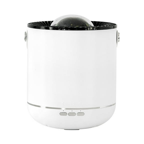 Christmas Clearance! QLEICOM Projection Humidifiers for Bedroom, 450ml Small Cool Mist Humidifiers with Projection Lamp, LED Light, Humidifiers for Home Office Bedroom Nursery Indoor Gifts (White)