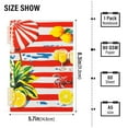 thumbnail image 2 of FORMRS 1-Subject Spiral Notebook 8" x 5" College Ruled 60 Refillable Sheet A5 Hard Cover, Striped Lemon, 2 of 7