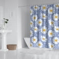 thumbnail image 2 of Waterproof Cute Boho Daisy Shower Curtain 72x72 Inch Boho Style Polyester Unique Shower Curtain for Bathroom Hotel Home Decor with 12 Plastic Hooks, 2 of 5