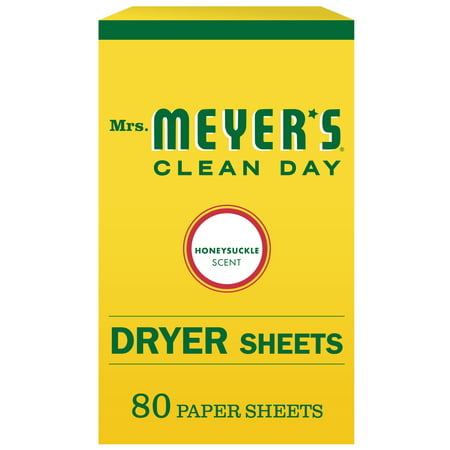 Mrs. Meyer’s Clean Day Dryer Sheets, Honeysuckle Scent, (Pack of (Best Scented Dryer Sheets)