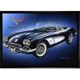 thumbnail image 1 of Corvette 20x29 Framed Canvas by Michael Fishel, 1 of 4