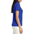 thumbnail image 3 of Mafoose Women's Performance Fine Jacquard Polo T-Shirt Hyper Blue Small, 3 of 5
