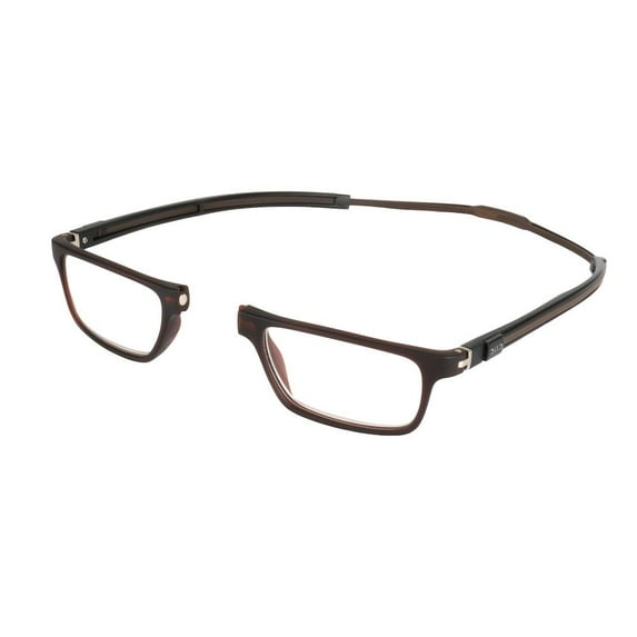 CliC Reader Tube Executive - Matte Brown +2.50