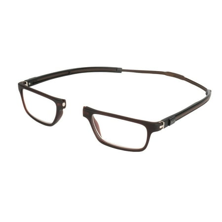CliC Reader Tube Executive - Matte Brown +1.50