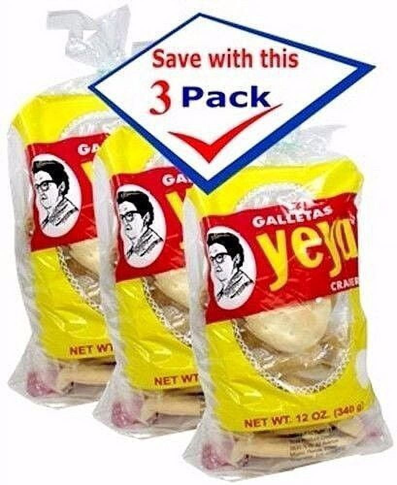 Yeya Cuban Crackers - Original 12 oz Pack of 3