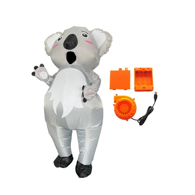 Disfraz inflable de Koala, accesorios de Cosplay, disfraz de animal bonito para desfile de disfraces