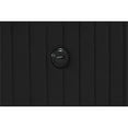 thumbnail image 5 of Pemberly Row Upholstery Wood King Bed with Ambient lighting in Black Velvet, 5 of 6
