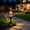 Red, variant on Solar Powered Lighthouse Garden Stake Lights, Resin Lighthouse Solar Lights Outdoor, IP65 Waterproof Solar Pathway Lights, Decorative Landscape Lamp for Outside Lawn Walkway Patio Yard, Blue