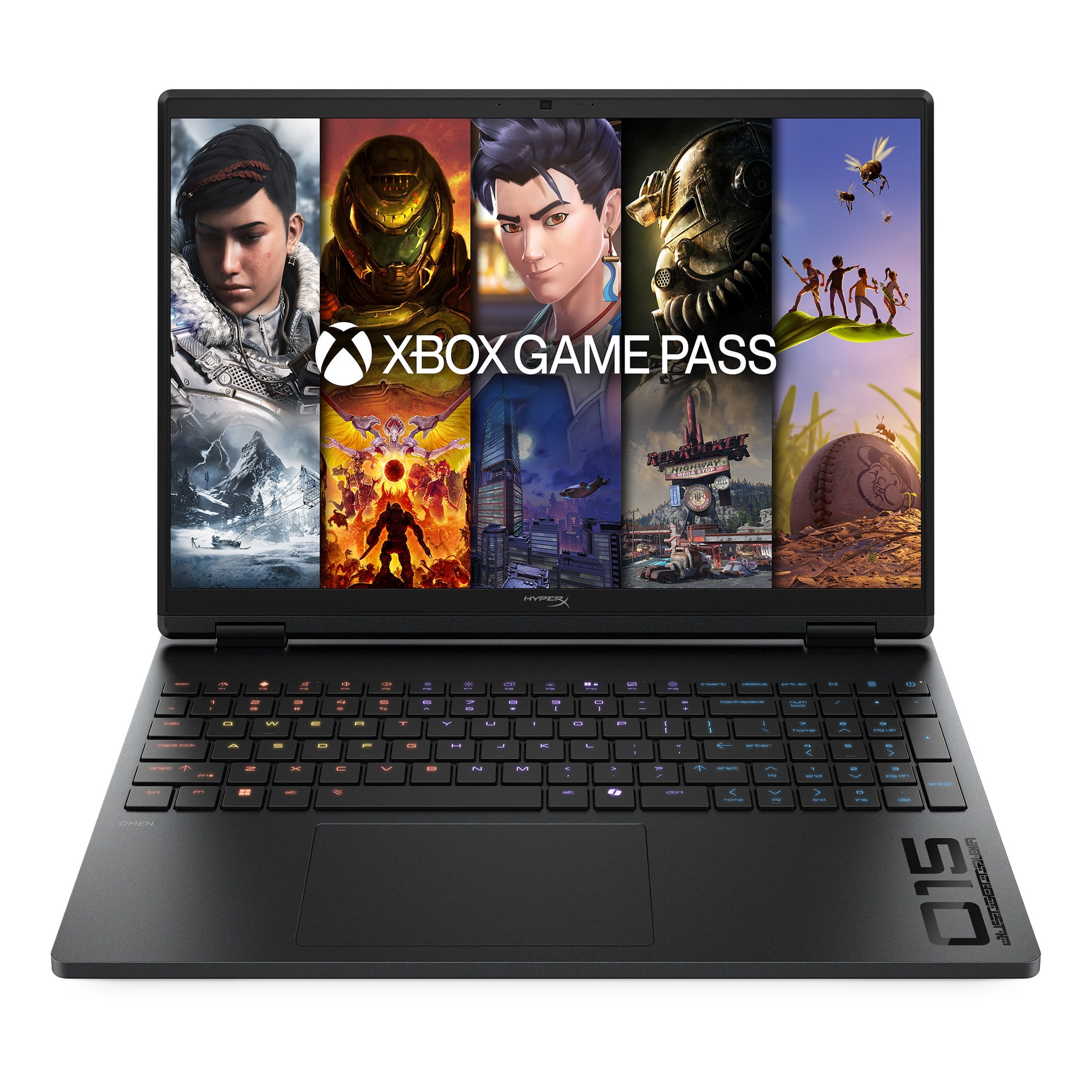 HyperX OMEN 15" Gaming Laptop PC 2K IPS 165Hz, Intel Core Ultra 7 255H, NVIDIA GeForce RTX 5060, 16GB, 1TB SSD, Windows 11, Iridescent Black (Software Offer with Purchase)