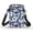 Navy White Hibiscus, variant on HELLHERO 4.33x1.97x7.09 Crossbody Small Crossbody Bags, Adults with Trendy Multi-Floral Geometric