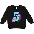 thumbnail image 2 of Inktastic Fifth Birthday Mermaid Toddler Sweatshirt, 2 of 4