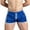 09# Blue, variant on HKYNLAG Mens Mesh Workout Shorts Sexy Breathable Drawstring Side Stripe Running Shorts See Through Fitness Beach Shorts Black 2XL