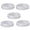 B, variant on Wovilon Kitchen Gadgets 5Pc Silver Candy Tin Box Metal Can Handmade Sugar Cake Tin Box Net Red Small Box