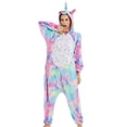 thumbnail image 1 of Pyjama une Pièce en Flanelle Parent-Enfant Dessin Animé animal avec Strass, 1 of 5