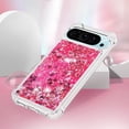 thumbnail image 5 of Case for Google Pixel 9 Case Glitter Liquid Cute Clear Phone Case,Floating Quicksand Shockproof Protective Bumper Soft TPU Cover for Google Pixel 9 / Pixel 9 Pro Love Pink YB, 5 of 14