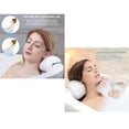 thumbnail image 3 of Bath Pillow Waterproof 2 Suction Cups Neck Head Support Spa Pillow Tub Pillow, 3 of 8