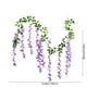 thumbnail image 3 of Guirnalda de glicinas de seda artificial - Enredaderas de flores colgantes artificiales de 6,56 pies para bodas, jardines y decoración del hogar - azul, blanco, beige, 3 of 6
