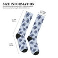 thumbnail image 2 of Picia Turtle with Blue Stones Printed Sports Compression Socks - 15-20mmHg Graduated Compression, High-Performance Soft and Breathable Socks for Men and Women, 2 of 5