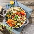 thumbnail image 4 of Hawsaiy 6 QT Enameled Cast Iron Dutch Oven with Lid, Nonstick Cookware for Baking, Roasting, Braising & Cooking, Dual Handles,Gray, 4 of 10
