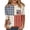 Deep Red #352, variant on KDDYLITQ Womens 250th Anniversary Independence Day Shirts Liberty National Flag Print Crew Neck Tops 4th July Red White and Blue Freedom Tees Printed Graphic 3/4 Sleeve T-Shirts Multicolor 2XL