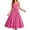 Hot Pink, variant on 1950s A-Line Prom Dress for Women 50s Swing Dresses Retro Polka Dot Rockabilly Gown Hot Pink XXXL