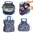 thumbnail image 2 of Pioneer Flower Drawstring Lunch Bag Women - Drawstring Lunch Bag Insulated for Work Office - Stain-Resistant Large Lunchbags for Women with Multi-Pockets, 2 of 6